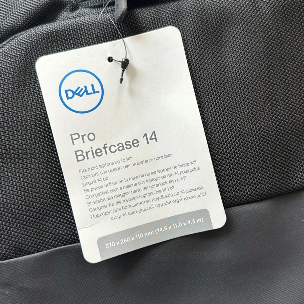 Dell Pro Black Briefcase 14, New